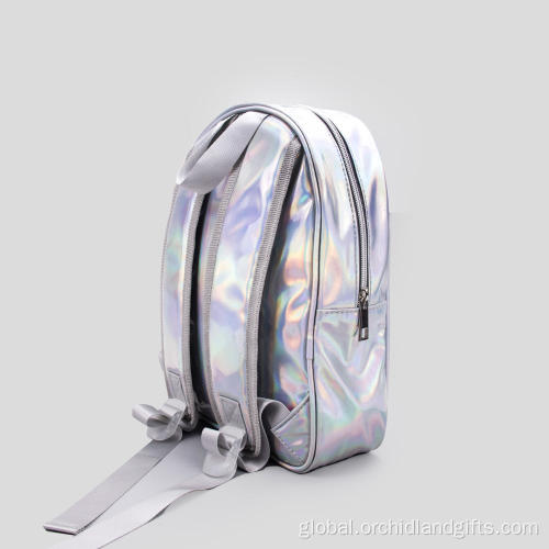 Laser Silver Alphabet Sequin Bag